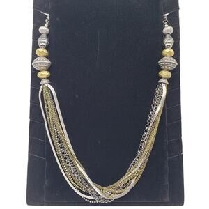 Fern Finds Unique Mixed Metals Necklace